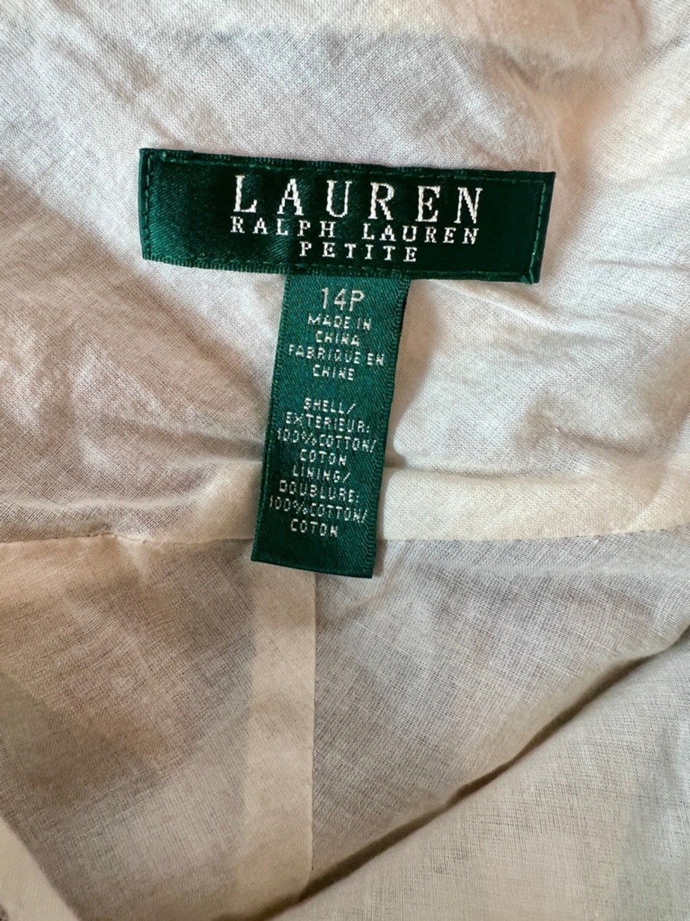 Vintage Petite Y2K Gingham pattern Maxi skirt by Ralph Lauren - Picture 5 of 10